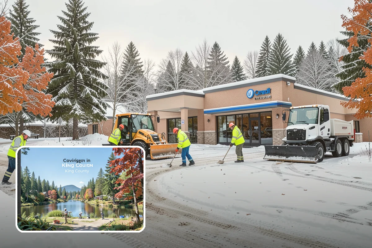 Concrete Driveway Deicing in Covington, King County, WA - Clears ice while protecting concrete from scaling and spalling