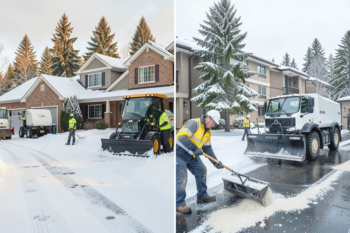 Concrete Driveway Deicing in Des Moines, King County, WA - Identify the concrete age and finish before choosing a product