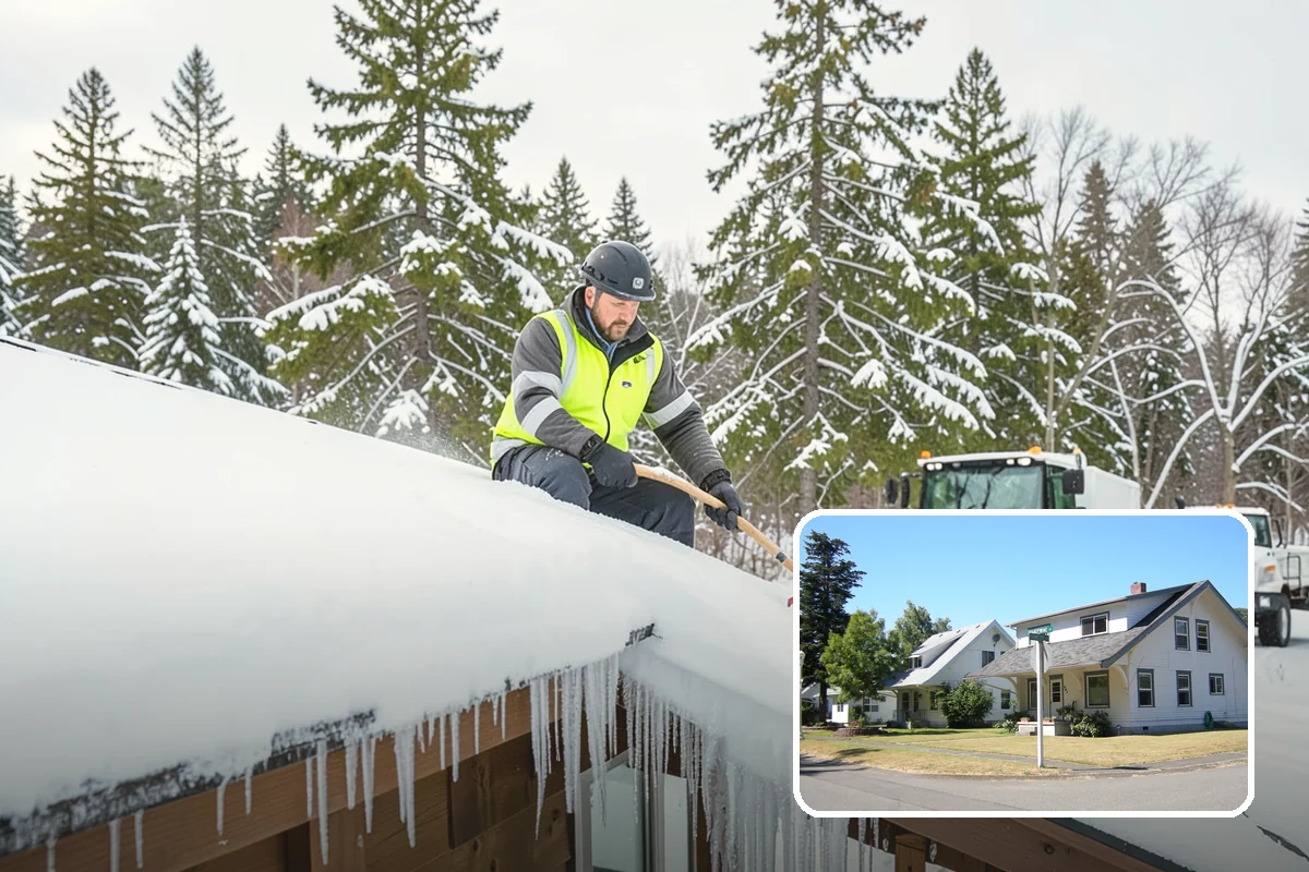 Concrete Driveway Deicing in DuPont, Pierce County, WA - Clears ice while protecting concrete from scaling and spalling