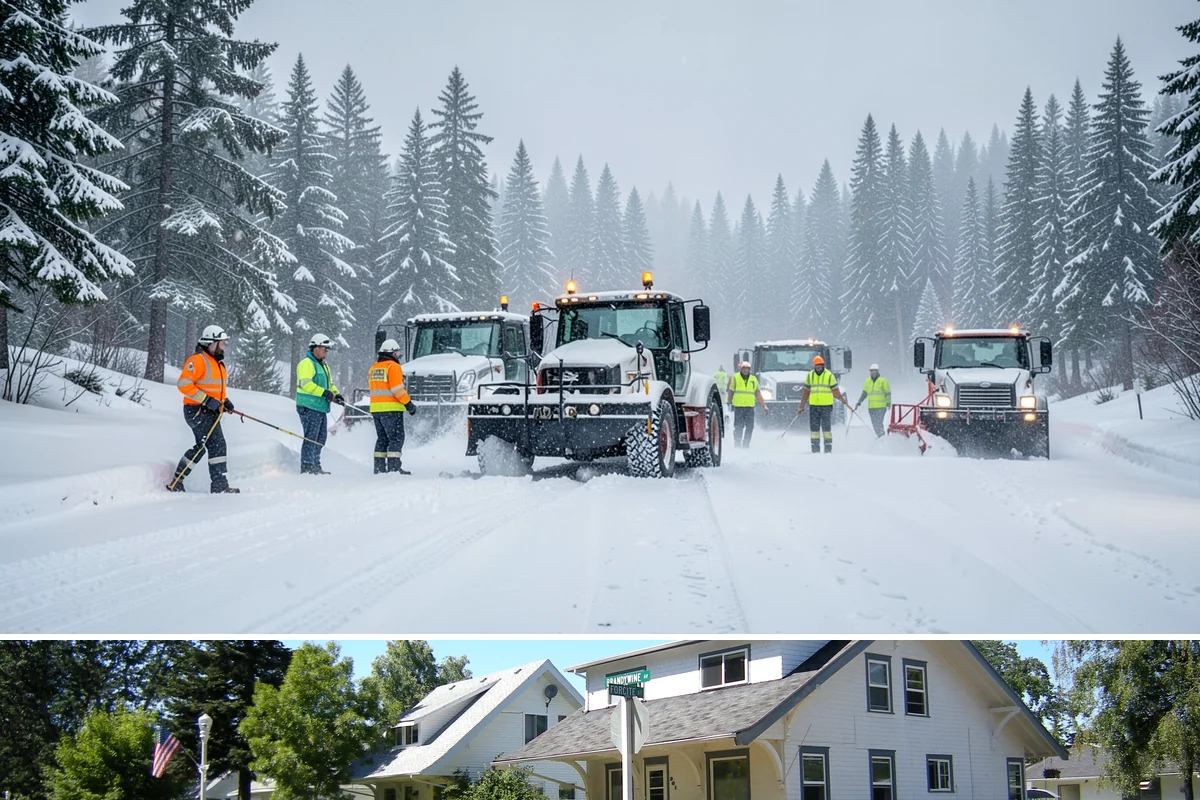 Concrete Driveway Deicing in DuPont, Pierce County, WA - Apply concrete-safe deicing at the onset of each freeze to prevent the ice bond, typically December through February in the...