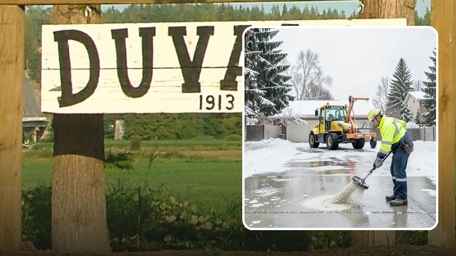 Concrete Driveway Deicing in Duvall, King County, WA - Concrete-safe deicing that clears ice from driveways without the surface scaling that harsh salts cause.