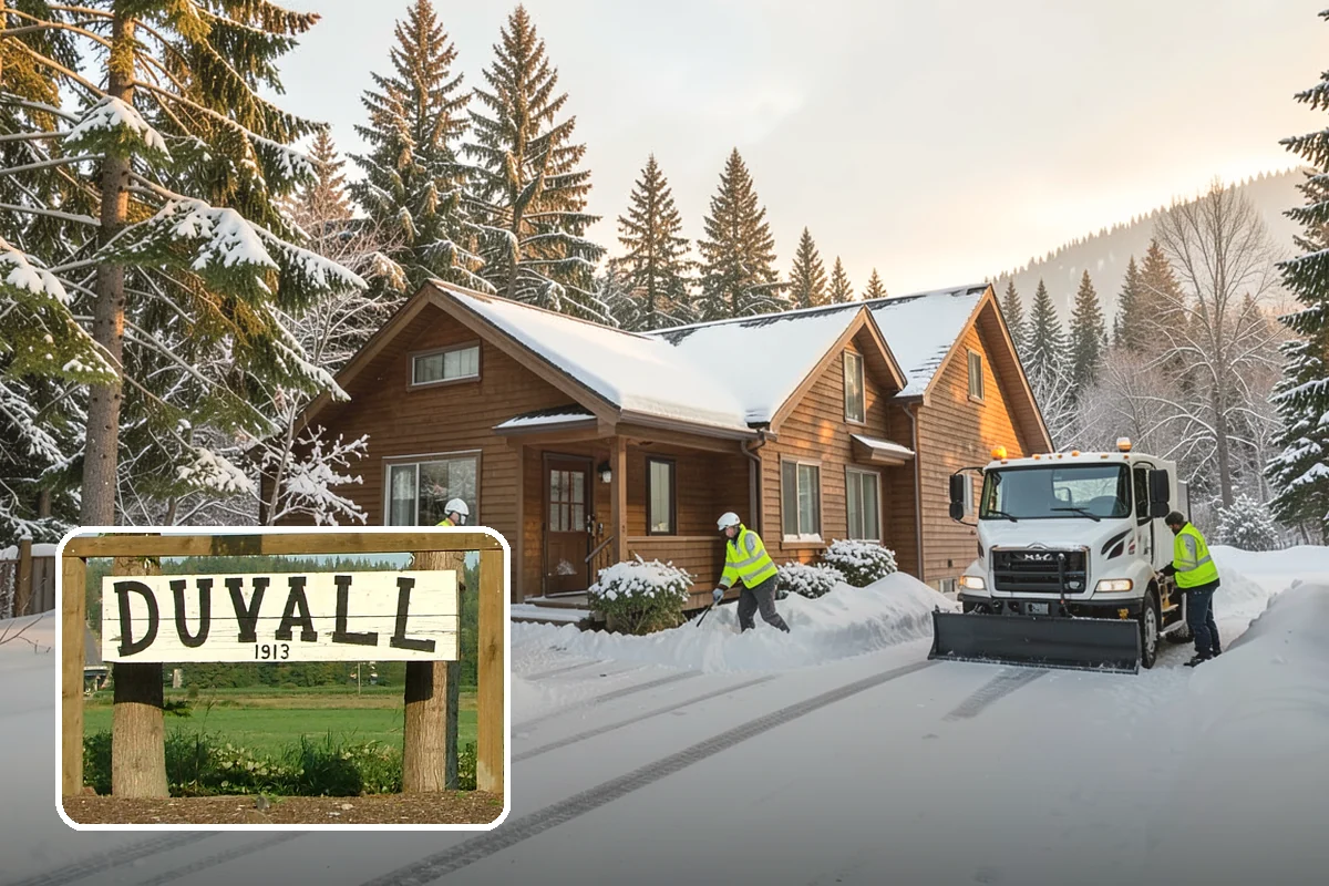 Concrete Driveway Deicing in Duvall, King County, WA - Clears ice while protecting concrete from scaling and spalling