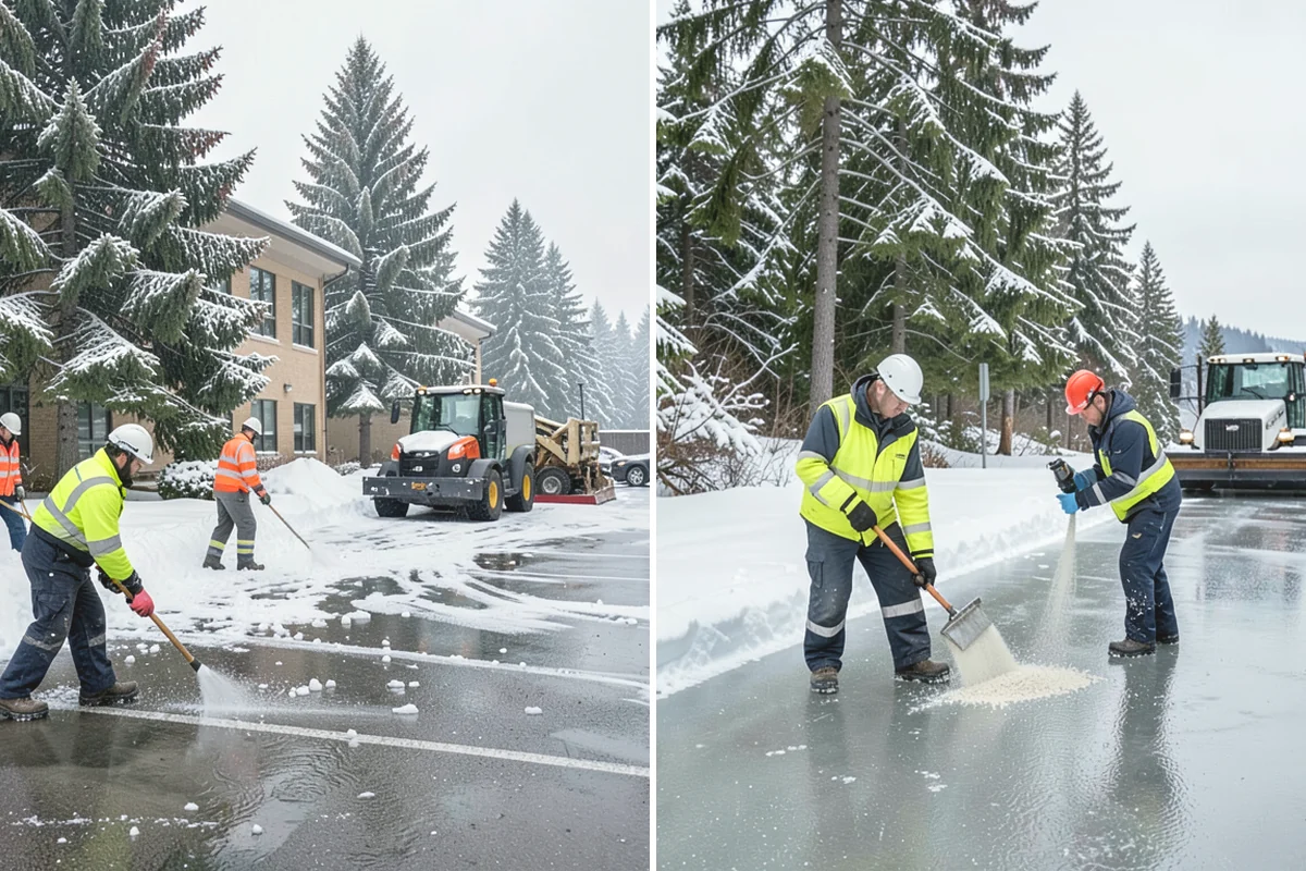 Concrete Driveway Deicing in Duvall, King County, WA - Identify the concrete age and finish before choosing a product