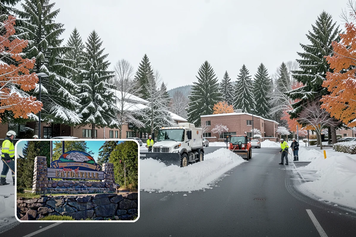 Concrete Driveway Deicing in Eatonville, Pierce County, WA - Clears ice while protecting concrete from scaling and spalling