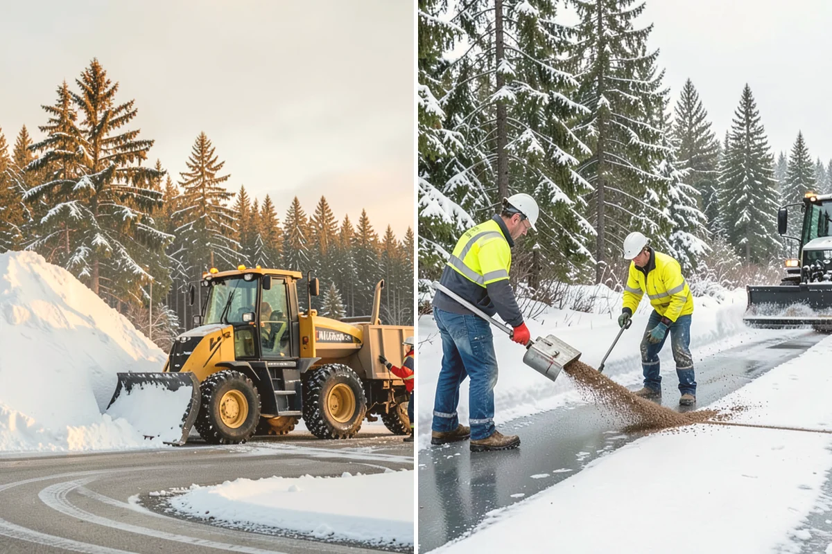 Concrete Driveway Deicing in Eatonville, Pierce County, WA - Identify the concrete age and finish before choosing a product
