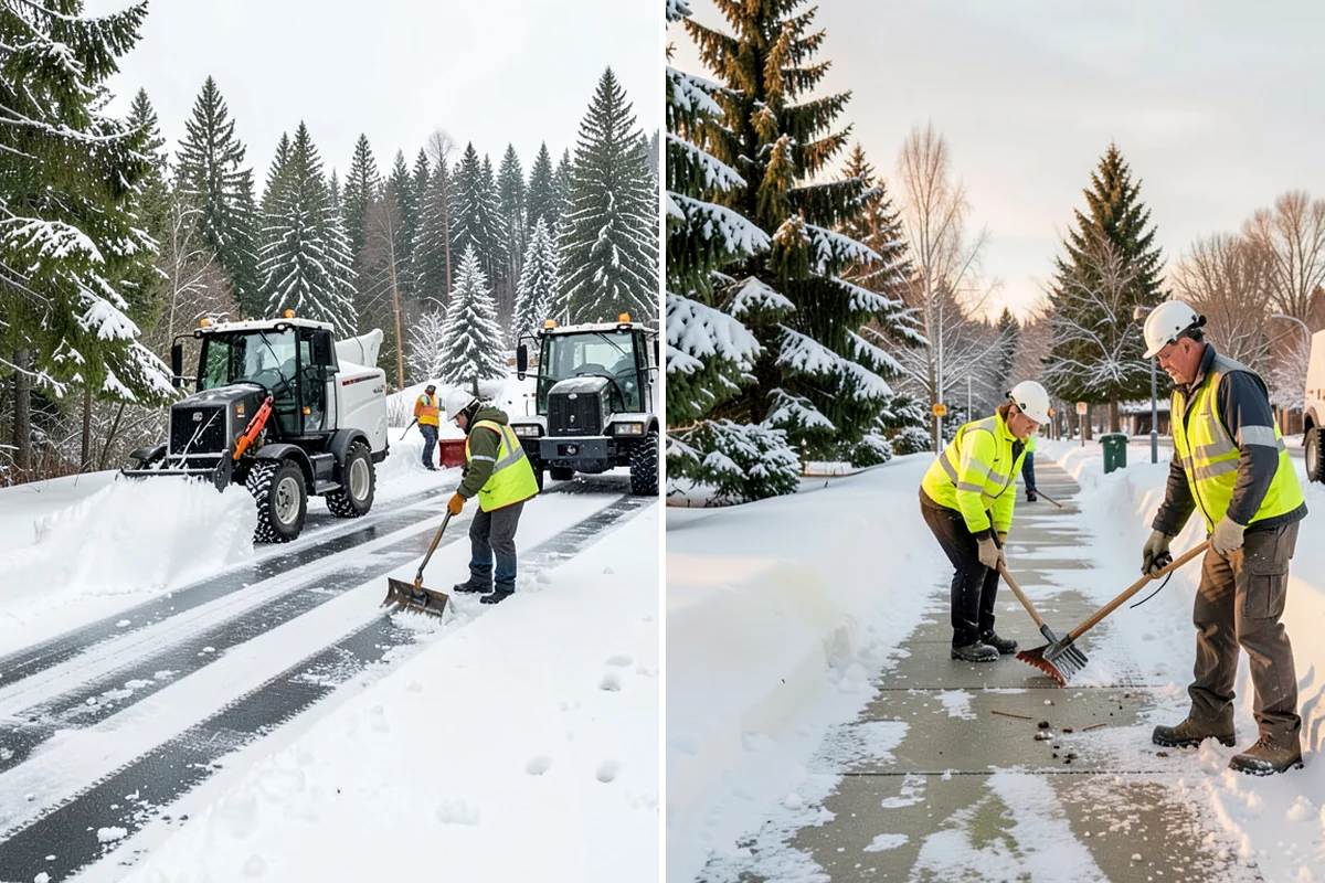 Concrete Driveway Deicing in Everett, Snohomish County, WA - Identify the concrete age and finish before choosing a product