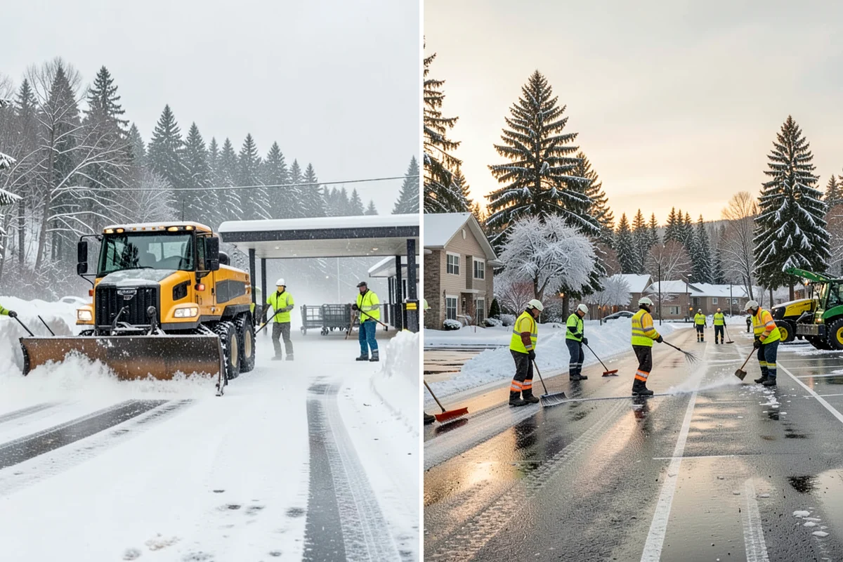 Concrete Driveway Deicing in Federal Way, King County, WA - Identify the concrete age and finish before choosing a product