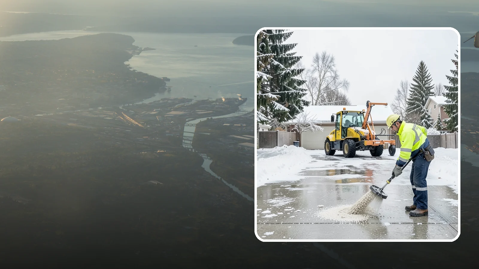 Concrete Driveway Deicing in Fife, Pierce County, WA - Concrete-safe deicing that clears ice from driveways without the surface scaling that harsh salts cause.