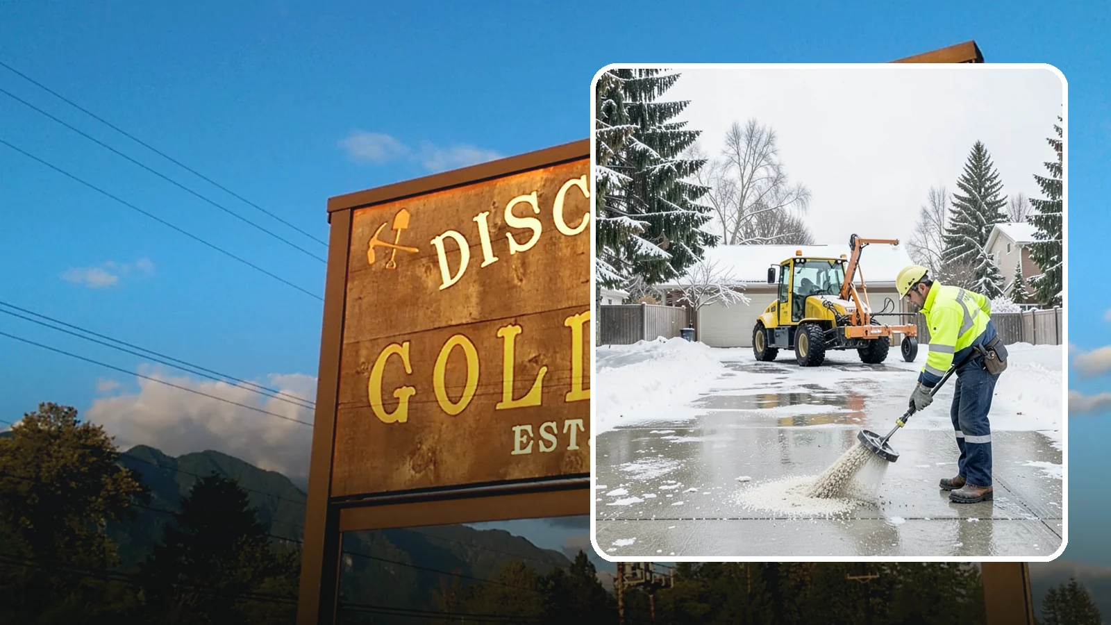 Concrete Driveway Deicing in Gold Bar, Snohomish County, WA - Concrete-safe deicing that clears ice from driveways without the surface scaling that harsh salts cause.