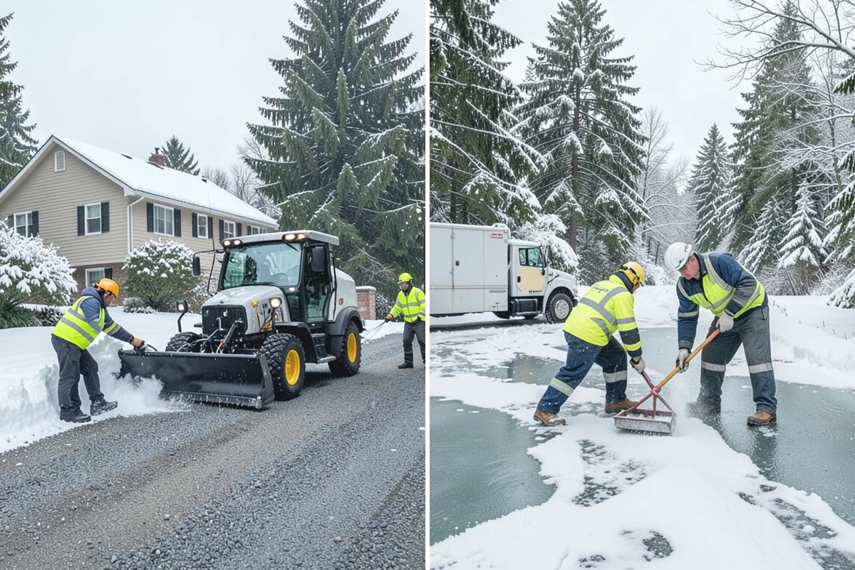 Concrete Driveway Deicing in Gold Bar, Snohomish County, WA - Identify the concrete age and finish before choosing a product
