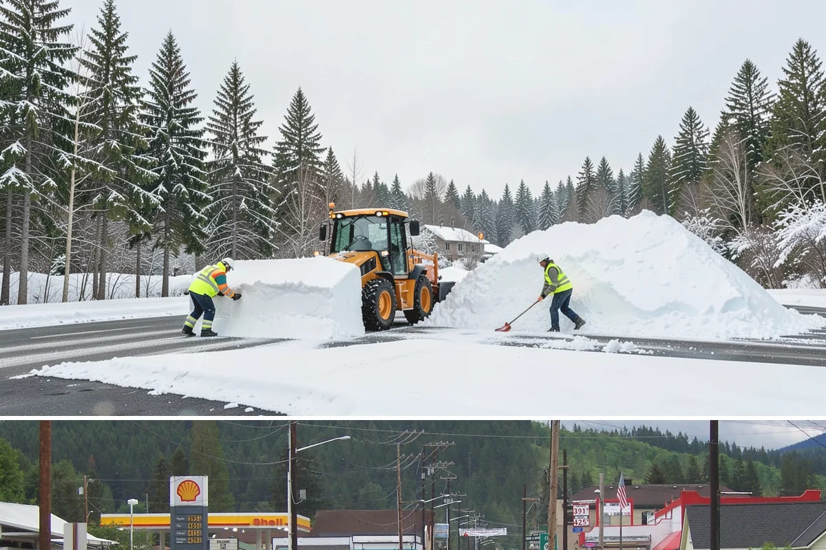 Concrete Driveway Deicing in Granite Falls, Snohomish County, WA - Apply concrete-safe deicing at the onset of each freeze to prevent the ice bond, typically December through February in the...