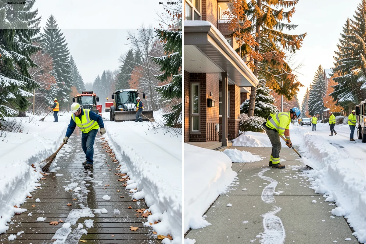Concrete Driveway Deicing in Lake Forest Park, King County, WA - Identify the concrete age and finish before choosing a product