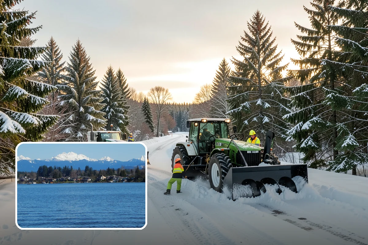 Concrete Driveway Deicing in Lake Stevens, Snohomish County, WA - Clears ice while protecting concrete from scaling and spalling