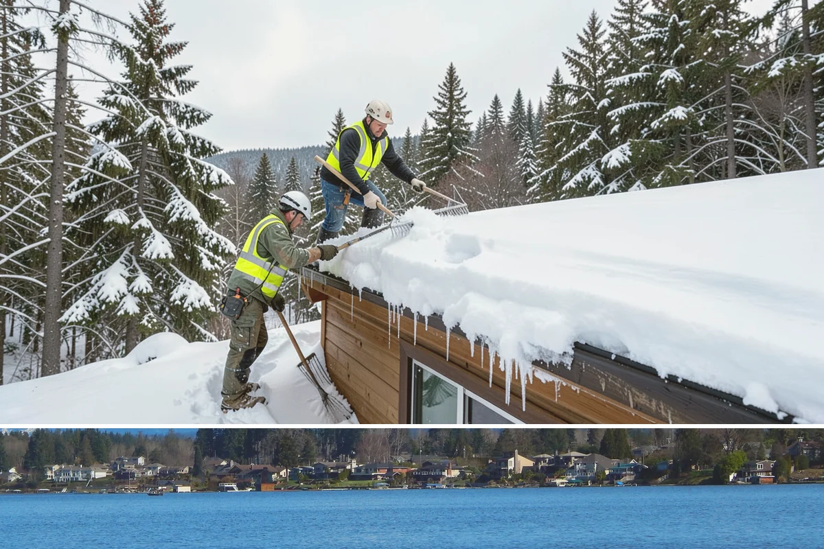 Concrete Driveway Deicing in Lake Stevens, Snohomish County, WA - Apply concrete-safe deicing at the onset of each freeze to prevent the ice bond, typically December through February in the...