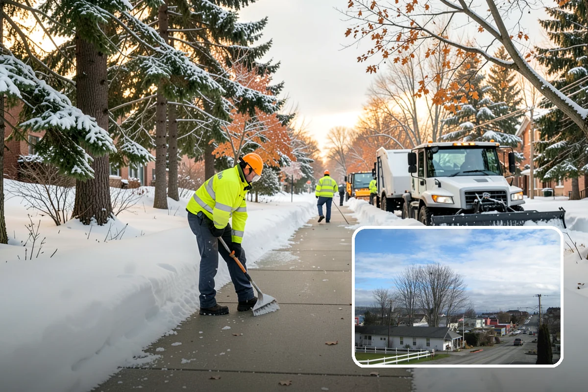 Concrete Driveway Deicing in Langley, Island County, WA - Clears ice while protecting concrete from scaling and spalling
