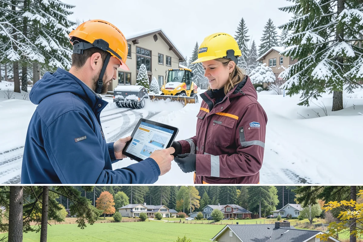 Concrete Driveway Deicing in Lyman, Skagit County, WA - Apply concrete-safe deicing at the onset of each freeze to prevent the ice bond, typically December through February in the...