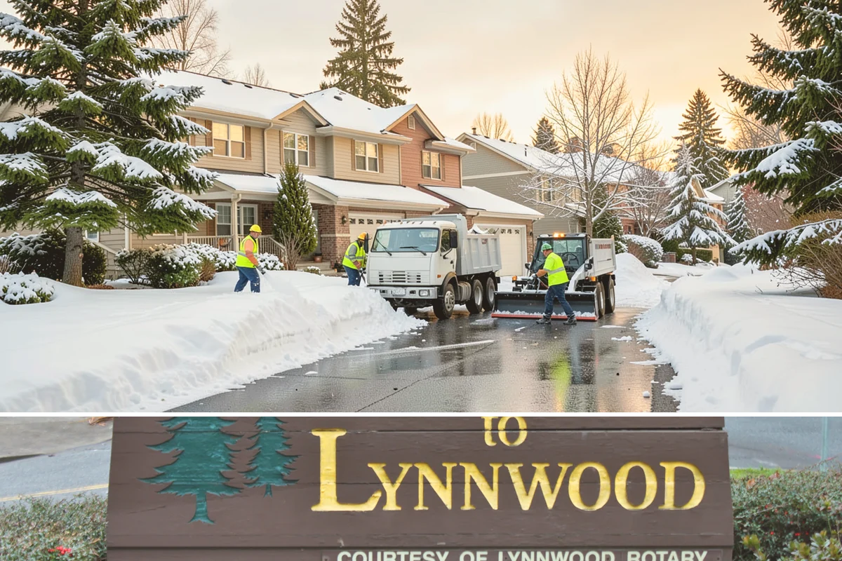 Concrete Driveway Deicing in Lynnwood, Snohomish County, WA - Apply concrete-safe deicing at the onset of each freeze to prevent the ice bond, typically December through February in the...