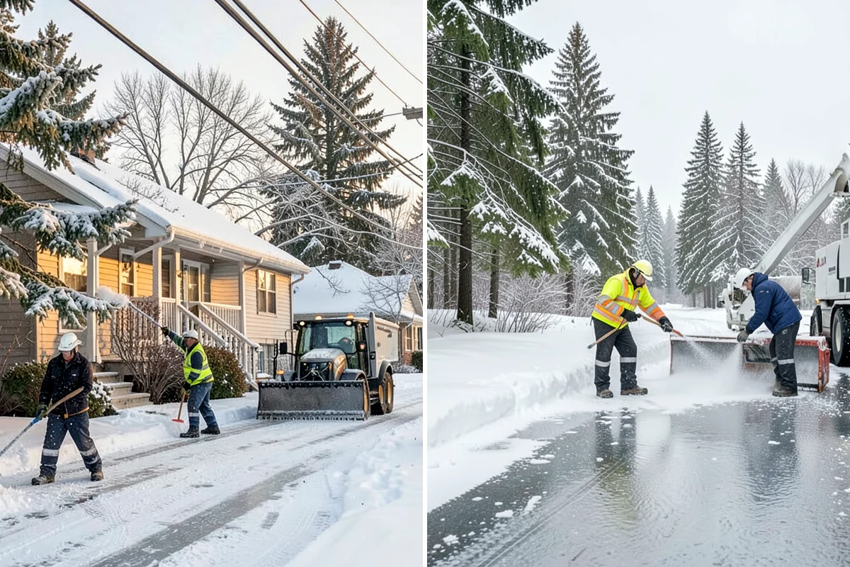 Concrete Driveway Deicing in Maple Valley, King County, WA - Identify the concrete age and finish before choosing a product