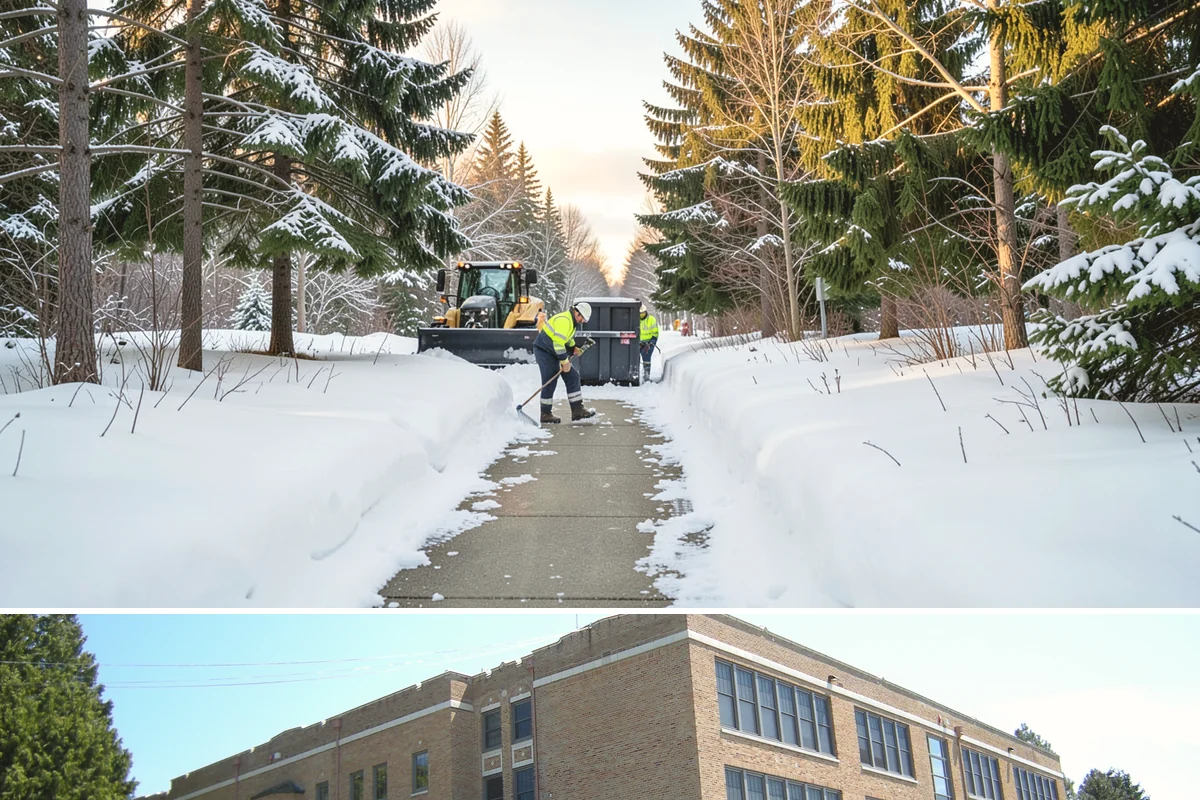 Concrete Driveway Deicing in Maple Valley, King County, WA - Apply concrete-safe deicing at the onset of each freeze to prevent the ice bond, typically December through February in the...