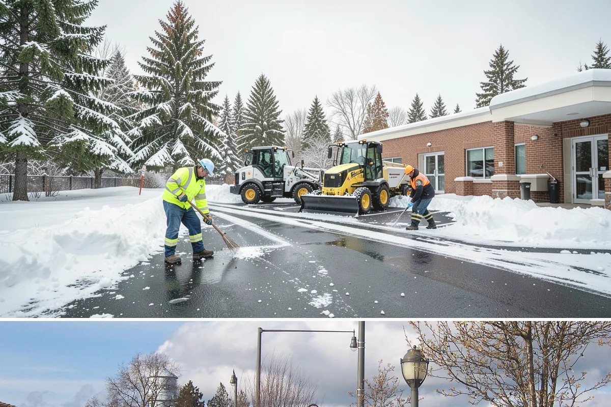 Concrete Driveway Deicing in Marysville, Snohomish County, WA - Apply concrete-safe deicing at the onset of each freeze to prevent the ice bond, typically December through February in the...