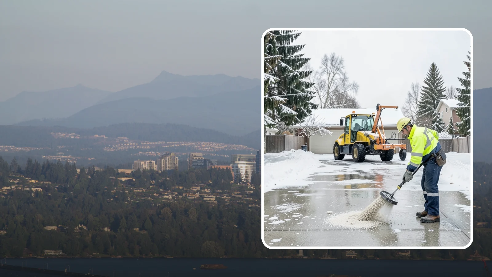Concrete Driveway Deicing in Medina, King County, WA - Concrete-safe deicing that clears ice from driveways without the surface scaling that harsh salts cause.