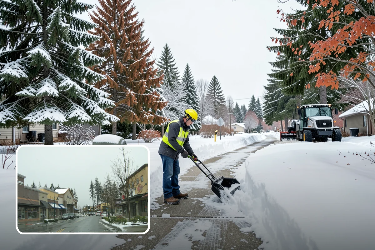 Concrete Driveway Deicing in Mill Creek, Snohomish County, WA - Clears ice while protecting concrete from scaling and spalling