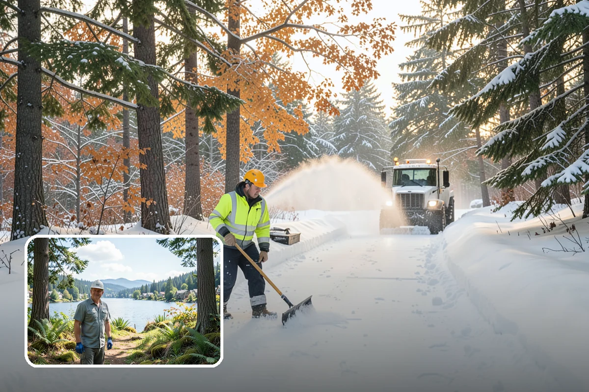 Concrete Driveway Deicing in Milton, King County, WA - Clears ice while protecting concrete from scaling and spalling
