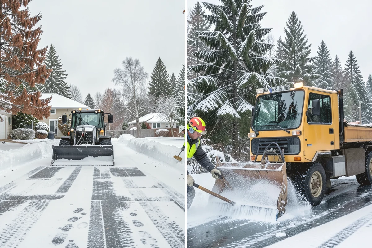 Concrete Driveway Deicing in Monroe, Snohomish County, WA - Identify the concrete age and finish before choosing a product