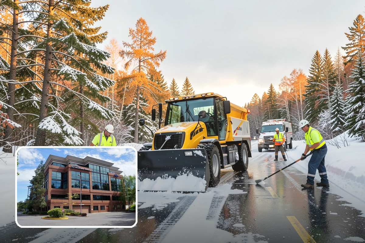 Concrete Driveway Deicing in Mountlake Terrace, Snohomish County, WA - Clears ice while protecting concrete from scaling and spalling