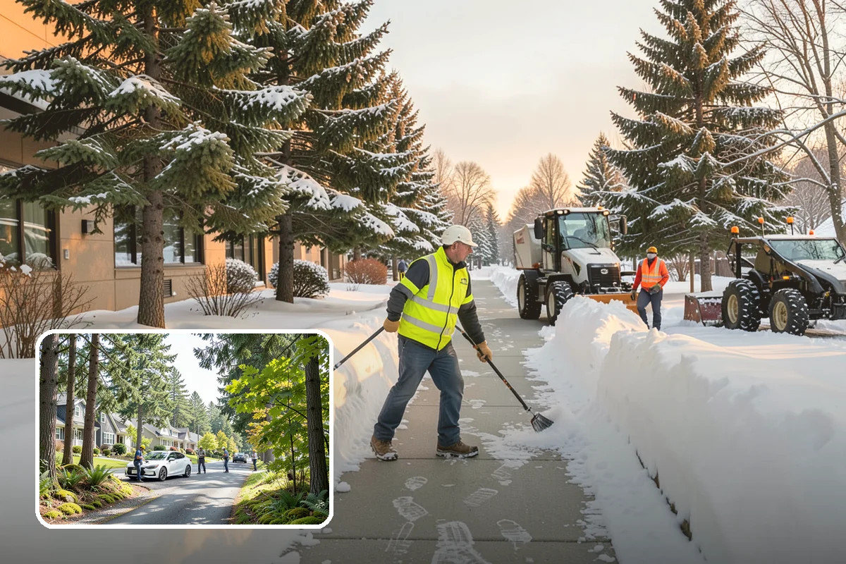 Concrete Driveway Deicing in Normandy Park, King County, WA - Clears ice while protecting concrete from scaling and spalling
