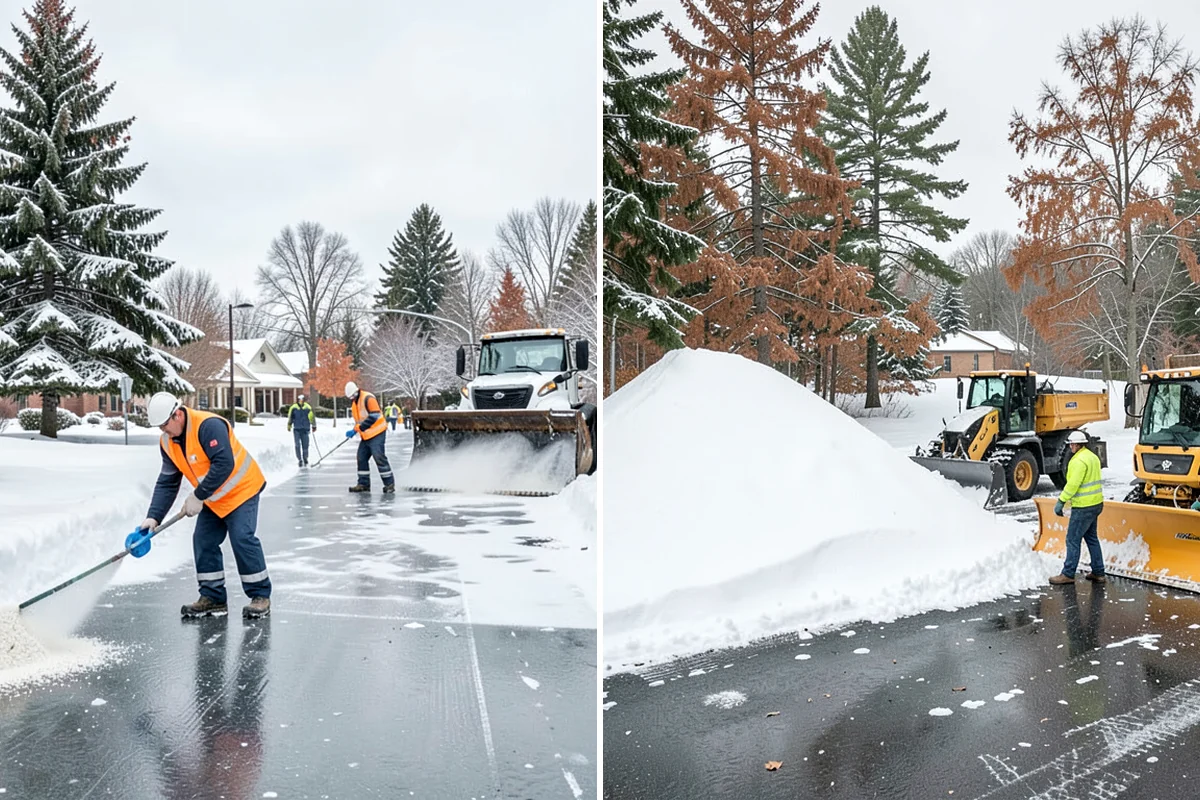 Concrete Driveway Deicing in Normandy Park, King County, WA - Identify the concrete age and finish before choosing a product