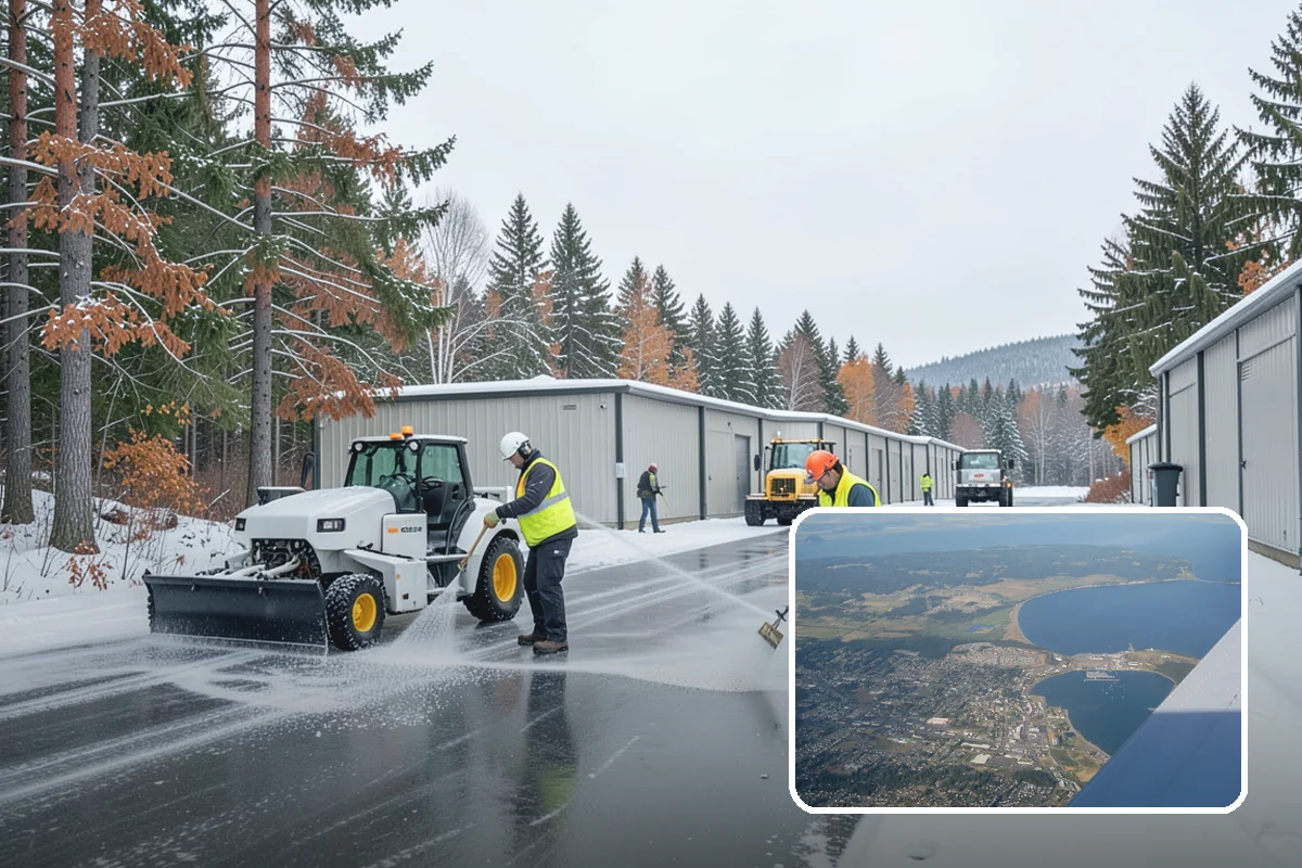 Concrete Driveway Deicing in Oak Harbor, Island County, WA - Clears ice while protecting concrete from scaling and spalling