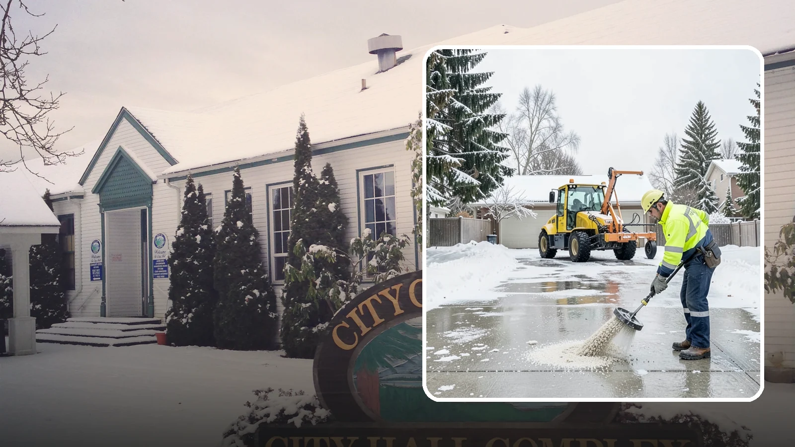 Concrete Driveway Deicing in Pacific, King County, WA - Concrete-safe deicing that clears ice from driveways without the surface scaling that harsh salts cause.