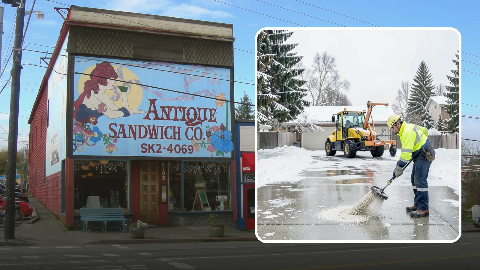Concrete Driveway Deicing in Ruston, Pierce County, WA - Concrete-safe deicing that clears ice from driveways without the surface scaling that harsh salts cause.