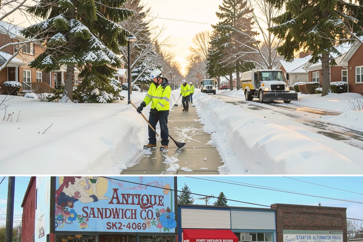 Concrete Driveway Deicing in Ruston, Pierce County, WA - Apply concrete-safe deicing at the onset of each freeze to prevent the ice bond, typically December through February in the...