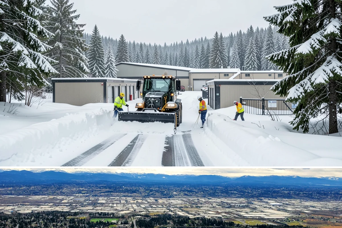 Concrete Driveway Deicing in SeaTac, King County, WA - Apply concrete-safe deicing at the onset of each freeze to prevent the ice bond, typically December through February in the...