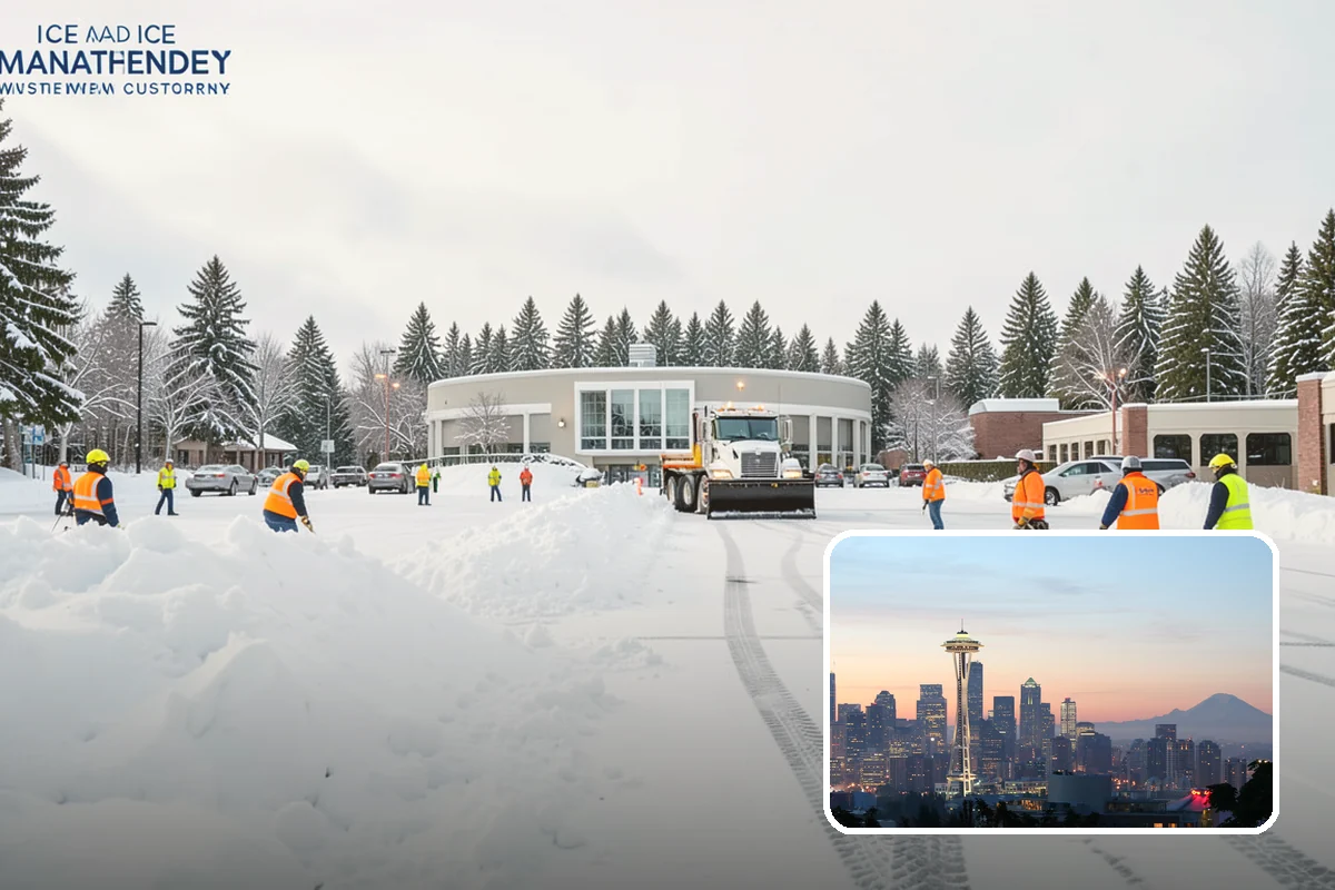 Concrete Driveway Deicing in Seattle, King County, WA - Clears ice while protecting concrete from scaling and spalling