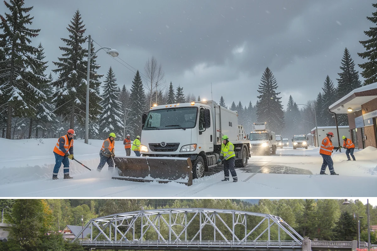 Concrete Driveway Deicing in Skykomish, King County, WA - Apply concrete-safe deicing at the onset of each freeze to prevent the ice bond, typically December through February in the...