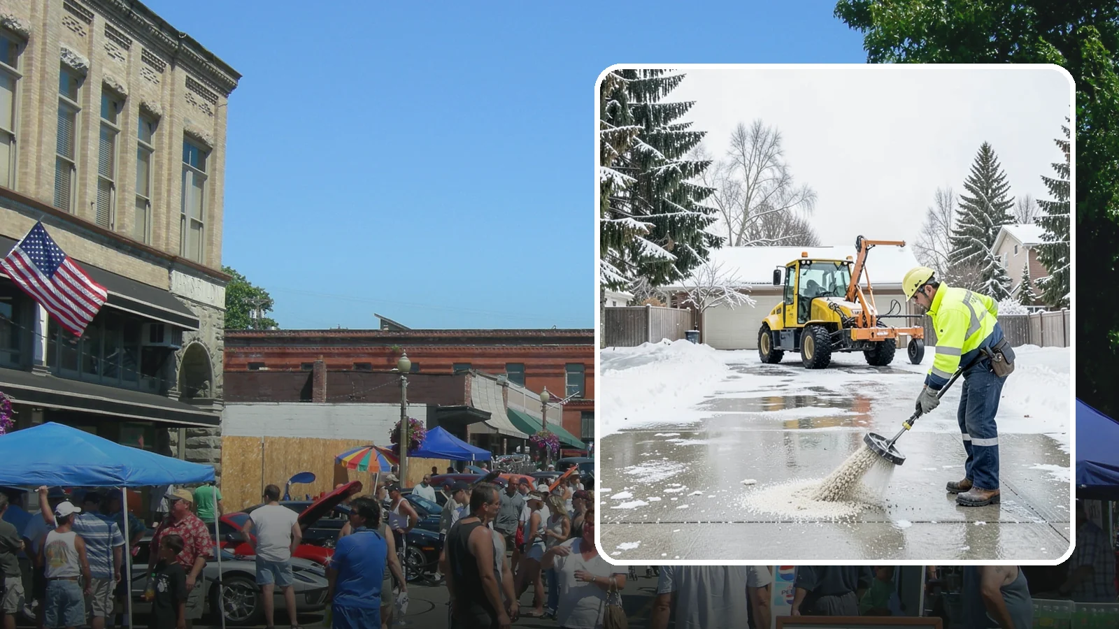 Concrete Driveway Deicing in Snohomish, Snohomish County, WA - Concrete-safe deicing that clears ice from driveways without the surface scaling that harsh salts cause.