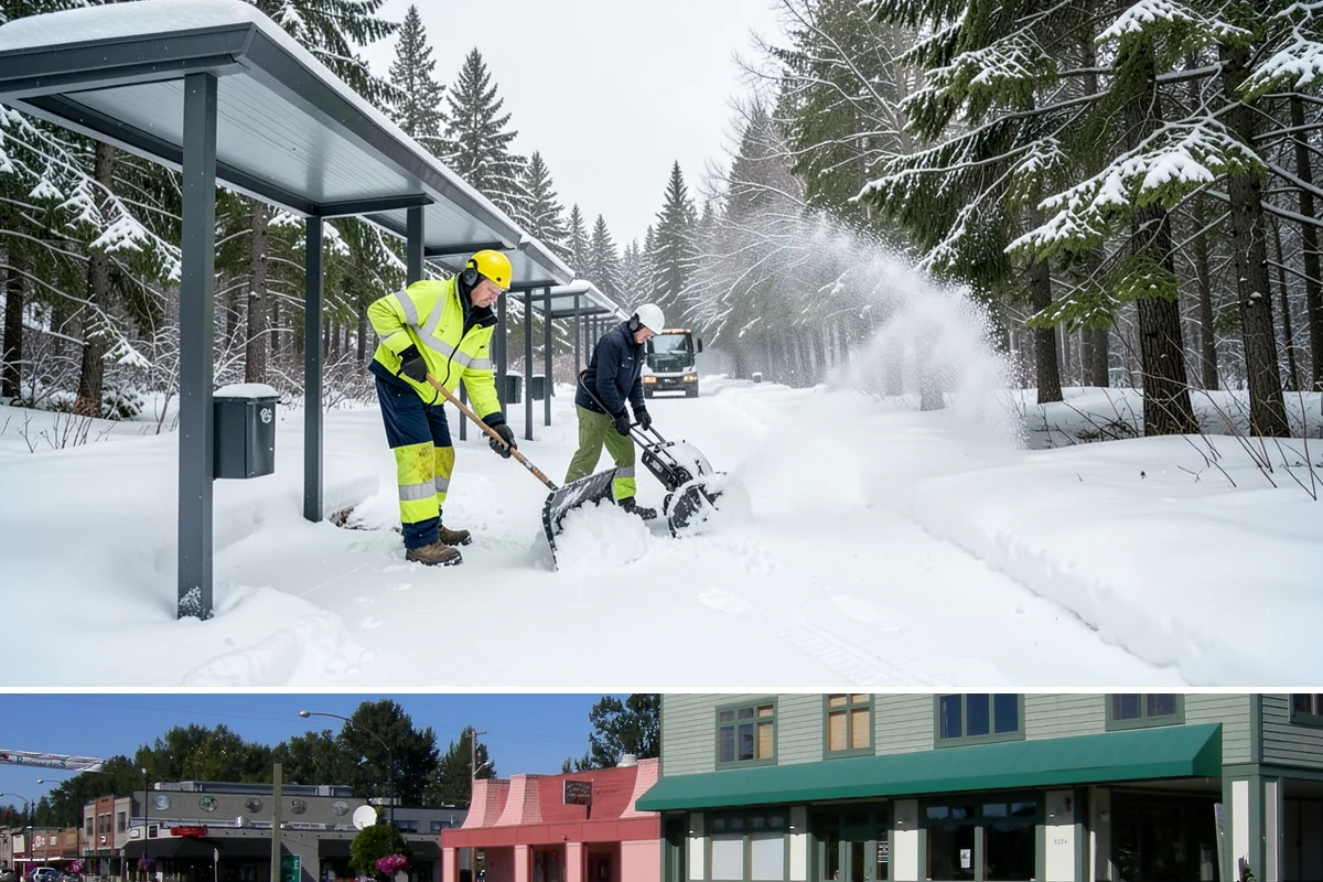 Concrete Driveway Deicing in Snoqualmie, King County, WA - Apply concrete-safe deicing at the onset of each freeze to prevent the ice bond, typically December through February in the...