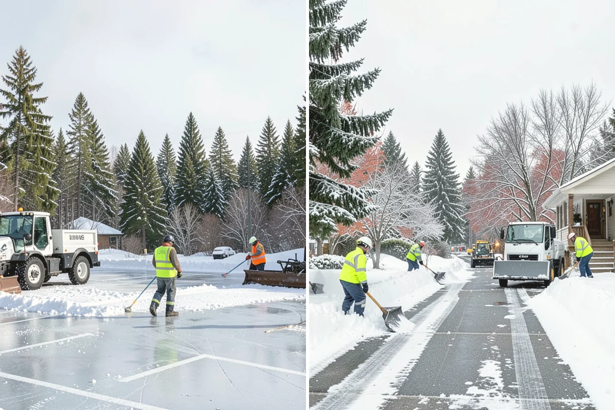 Concrete Driveway Deicing in Tukwila, King County, WA - Identify the concrete age and finish before choosing a product