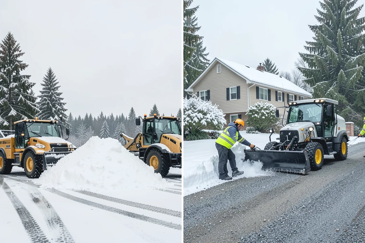 Concrete Driveway Deicing in Wilkeson, Pierce County, WA - Identify the concrete age and finish before choosing a product