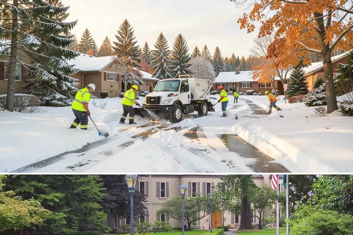 Concrete Driveway Deicing in Woodinville, King County, WA - Apply concrete-safe deicing at the onset of each freeze to prevent the ice bond, typically December through February in the...