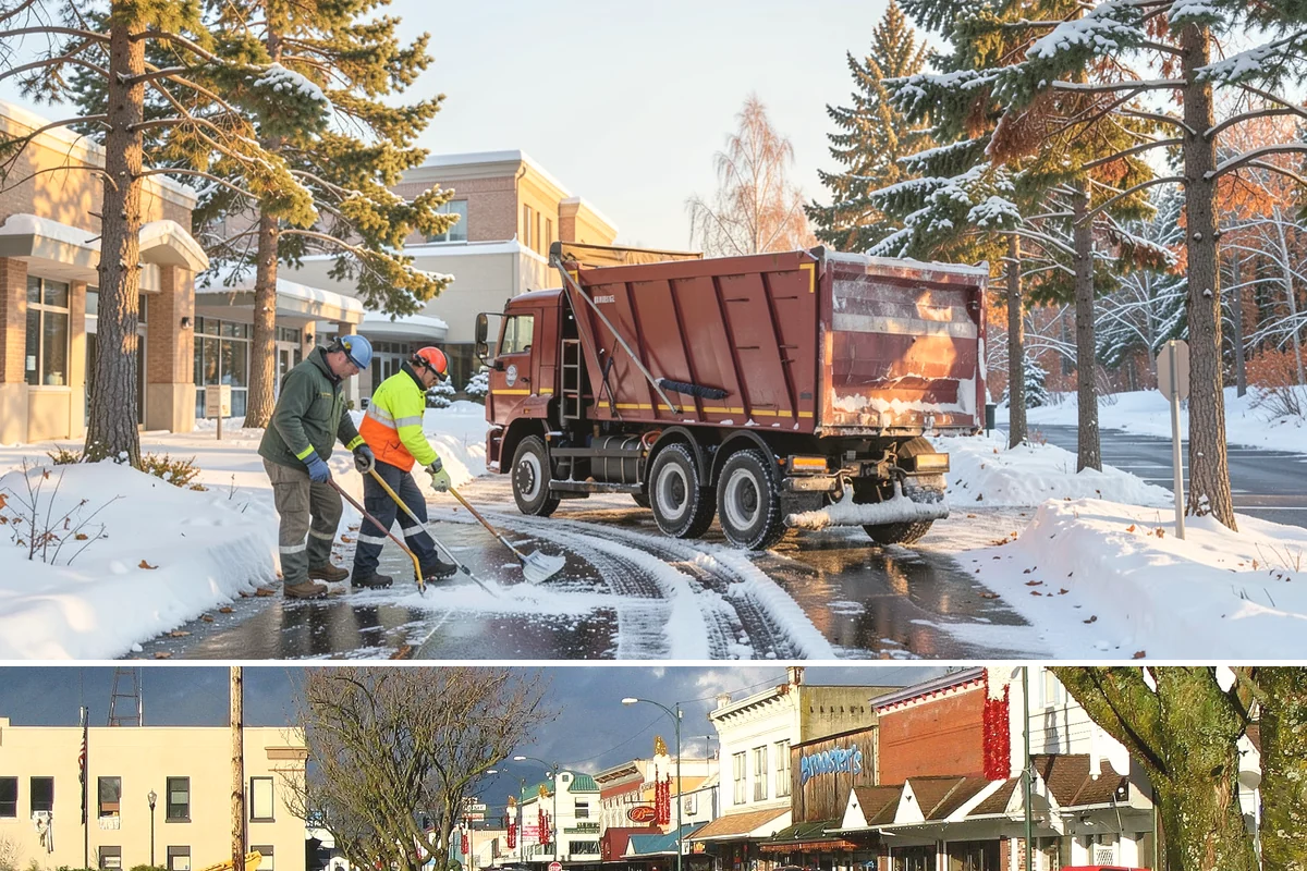 Concrete Driveway Snow Removal in Arlington, Snohomish County, WA - Concrete driveway care matters most during repeated freeze-thaw spells in midwinter.