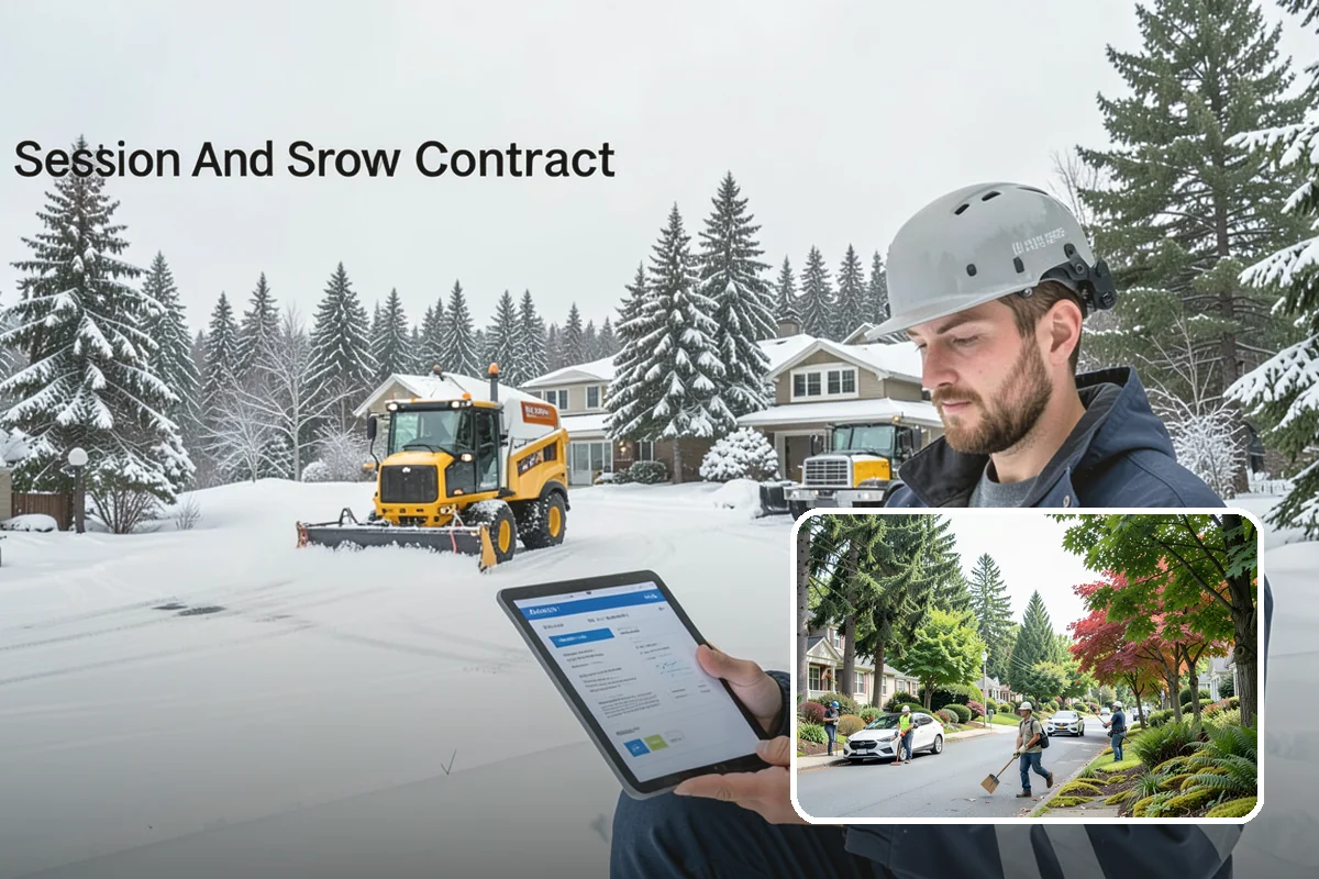 Concrete Driveway Snow Removal in Beaux Arts Village, King County, WA - Prompt clearing to limit water intrusion