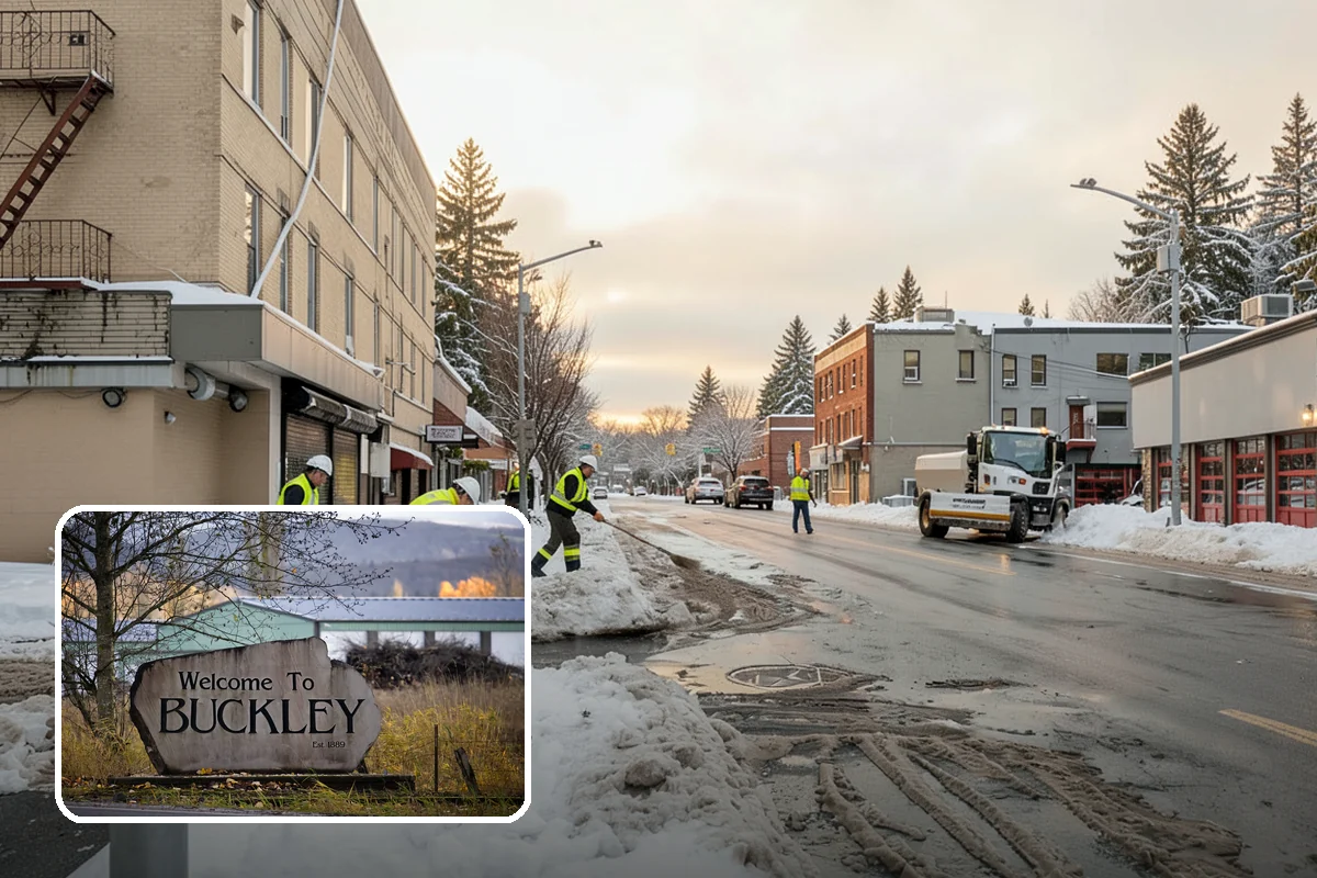 Concrete Driveway Snow Removal in Buckley, Pierce County, WA - Prompt clearing to limit water intrusion