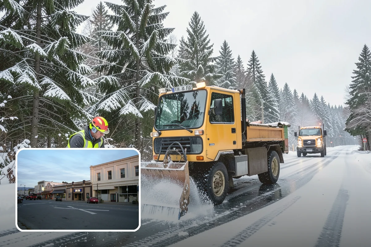 Concrete Driveway Snow Removal in Burlington, Skagit County, WA - Prompt clearing to limit water intrusion