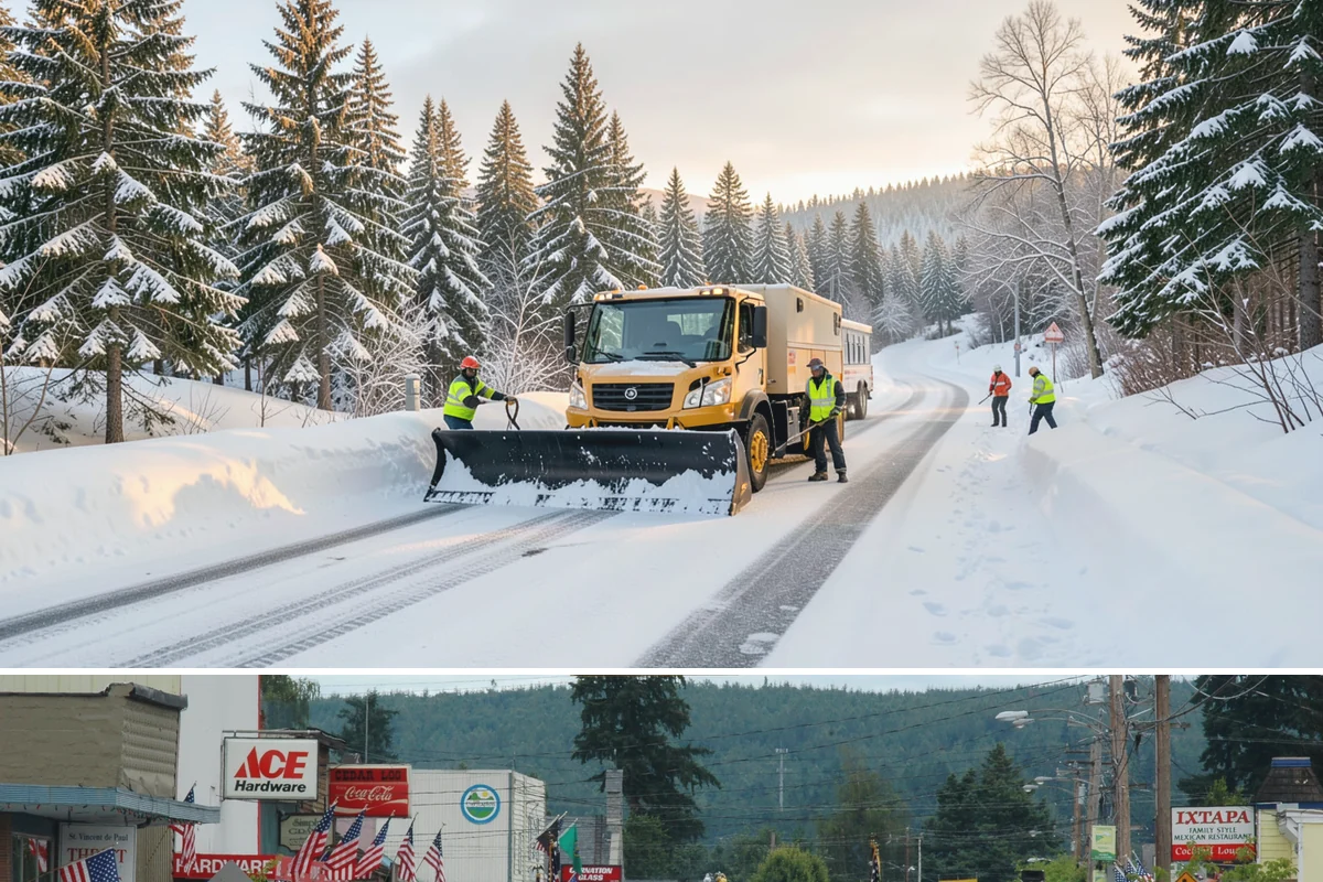 Concrete Driveway Snow Removal in Carnation, King County, WA - Concrete driveway care matters most during repeated freeze-thaw spells in midwinter.