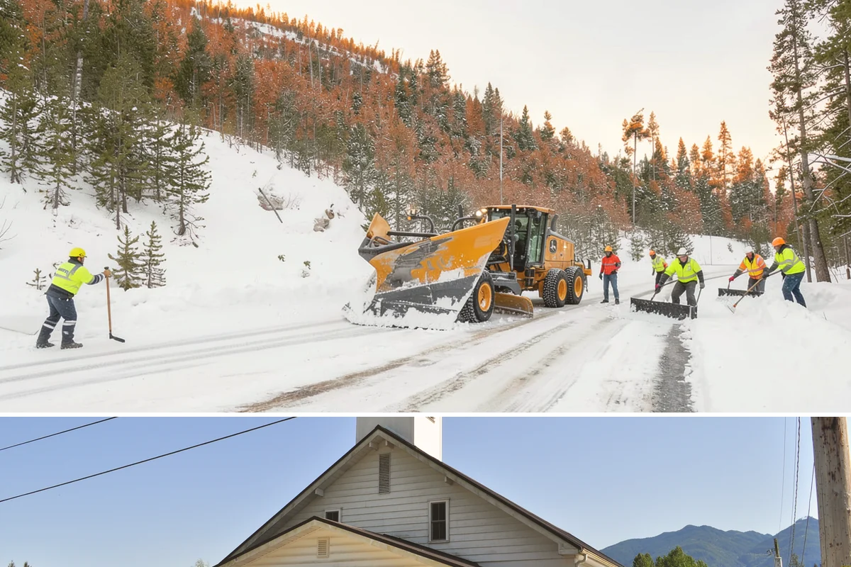 Concrete Driveway Snow Removal in Concrete, Skagit County, WA - Concrete driveway care matters most during repeated freeze-thaw spells in midwinter.