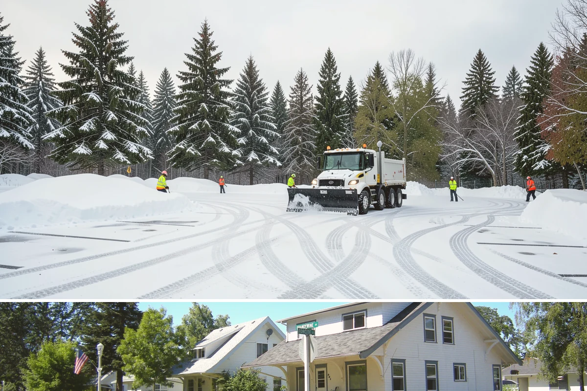 Concrete Driveway Snow Removal in DuPont, Pierce County, WA - Concrete driveway care matters most during repeated freeze-thaw spells in midwinter.